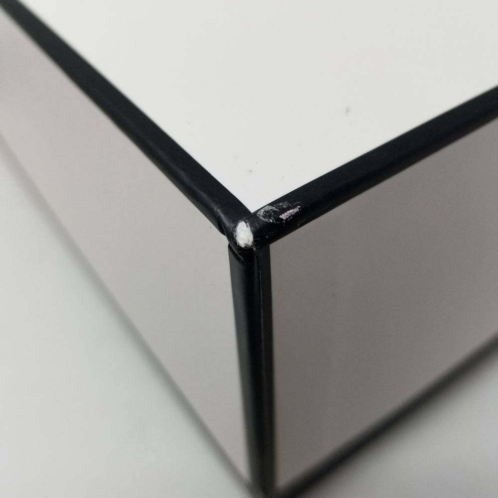 Chanel EMPTY Gift Boxes Lot 2 Medium Black White Keepsake Container 8.5" Square - Picture 14 of 15